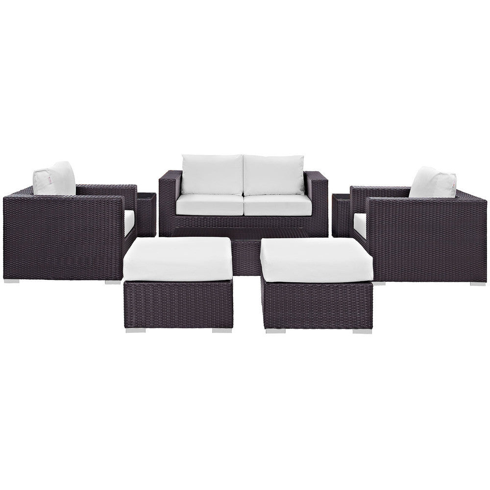 EEI-2159 Convene 8 Piece Outdoor Patio Sofa Set by Modway