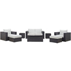 EEI-2159 Convene 8 Piece Outdoor Patio Sofa Set by Modway