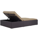 EEI-2177-EXP-MOC Convene Double Outdoor Patio Chaise by Modway