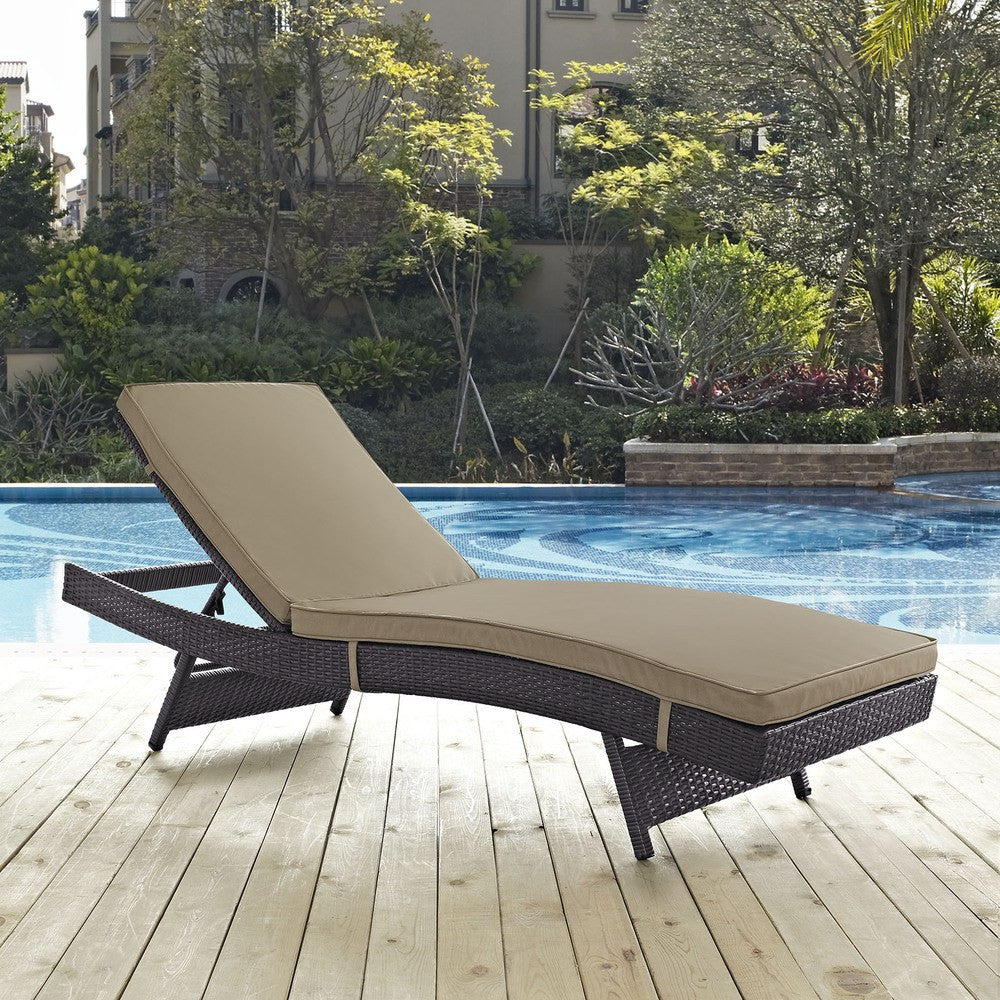 EEI-2179 Convene Outdoor Patio Chaise by Modway