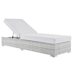 EEI-4307-LGR-WHI Convene Outdoor Patio Chaise by Modway