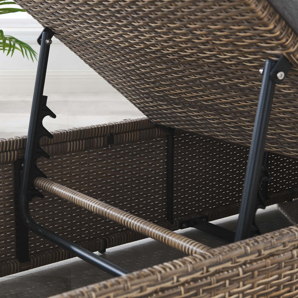 EEI-6247 Convene Outdoor Patio Chaise Lounge Chair by Modway