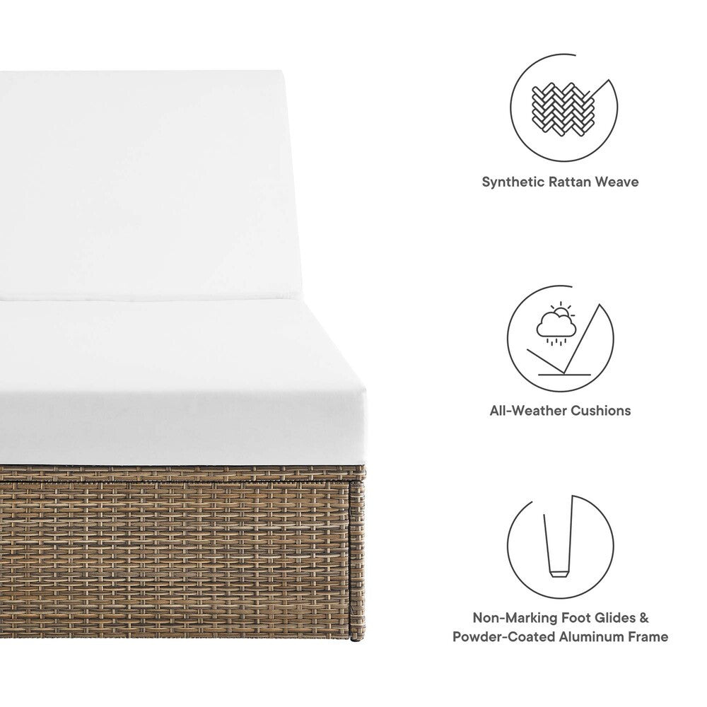 EEI-6247 Convene Outdoor Patio Chaise Lounge Chair by Modway