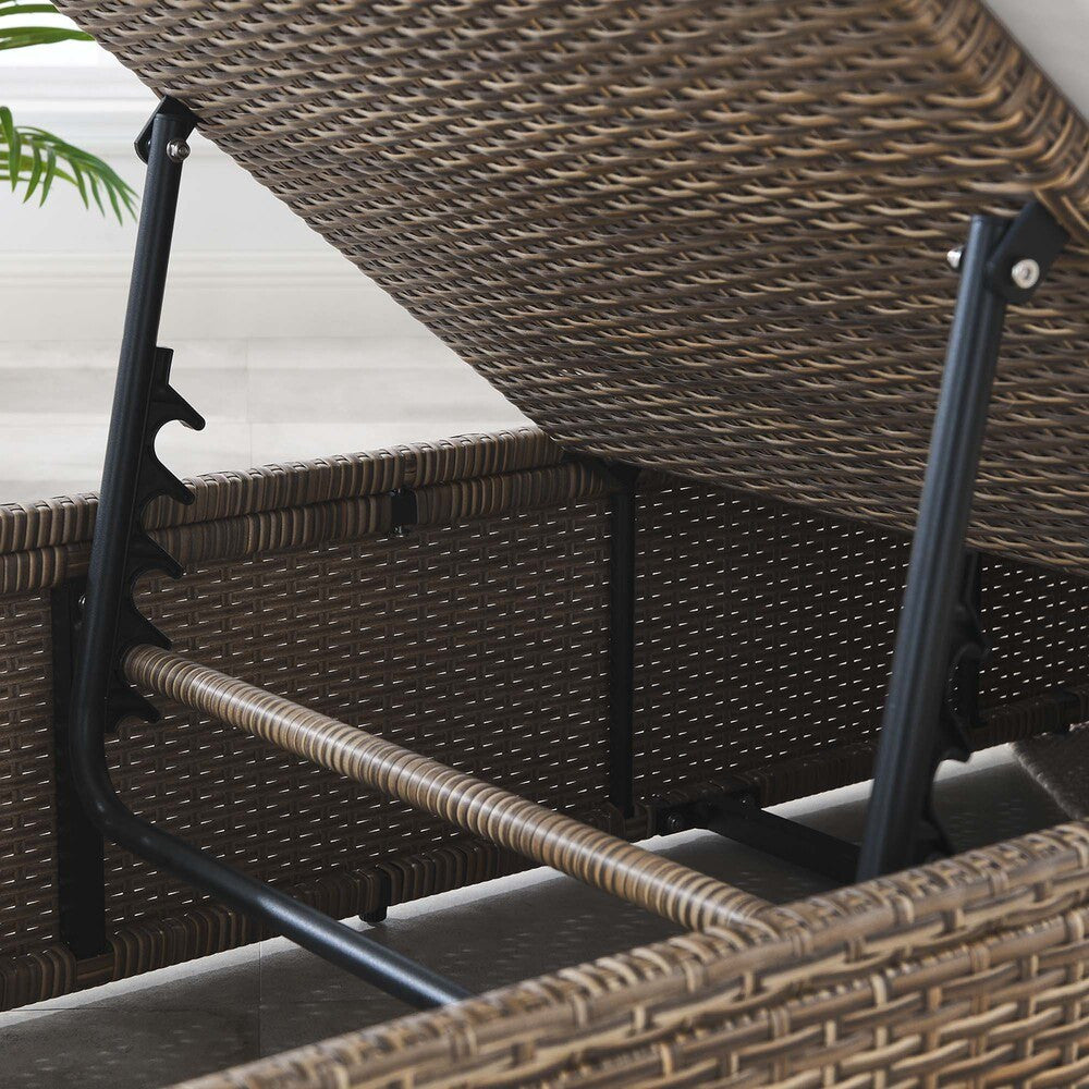 EEI-6247 Convene Outdoor Patio Chaise Lounge Chair by Modway