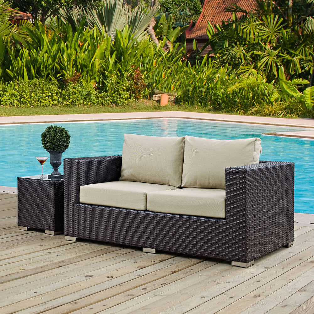 EEI-1907 Convene Outdoor Patio Loveseat by Modway