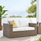 EEI-6246-CAP-WHI Convene Outdoor Patio Loveseat by Modway