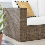 EEI-6246-CAP-WHI Convene Outdoor Patio Loveseat by Modway