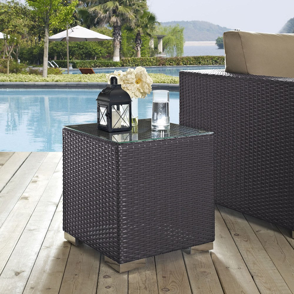 EEI-1909-EXP Convene Outdoor Patio Side Table by Modway