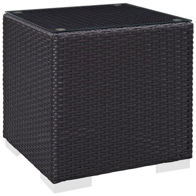 Modway EEI-1909-EXP Convene Outdoor Patio Side Table Espresso