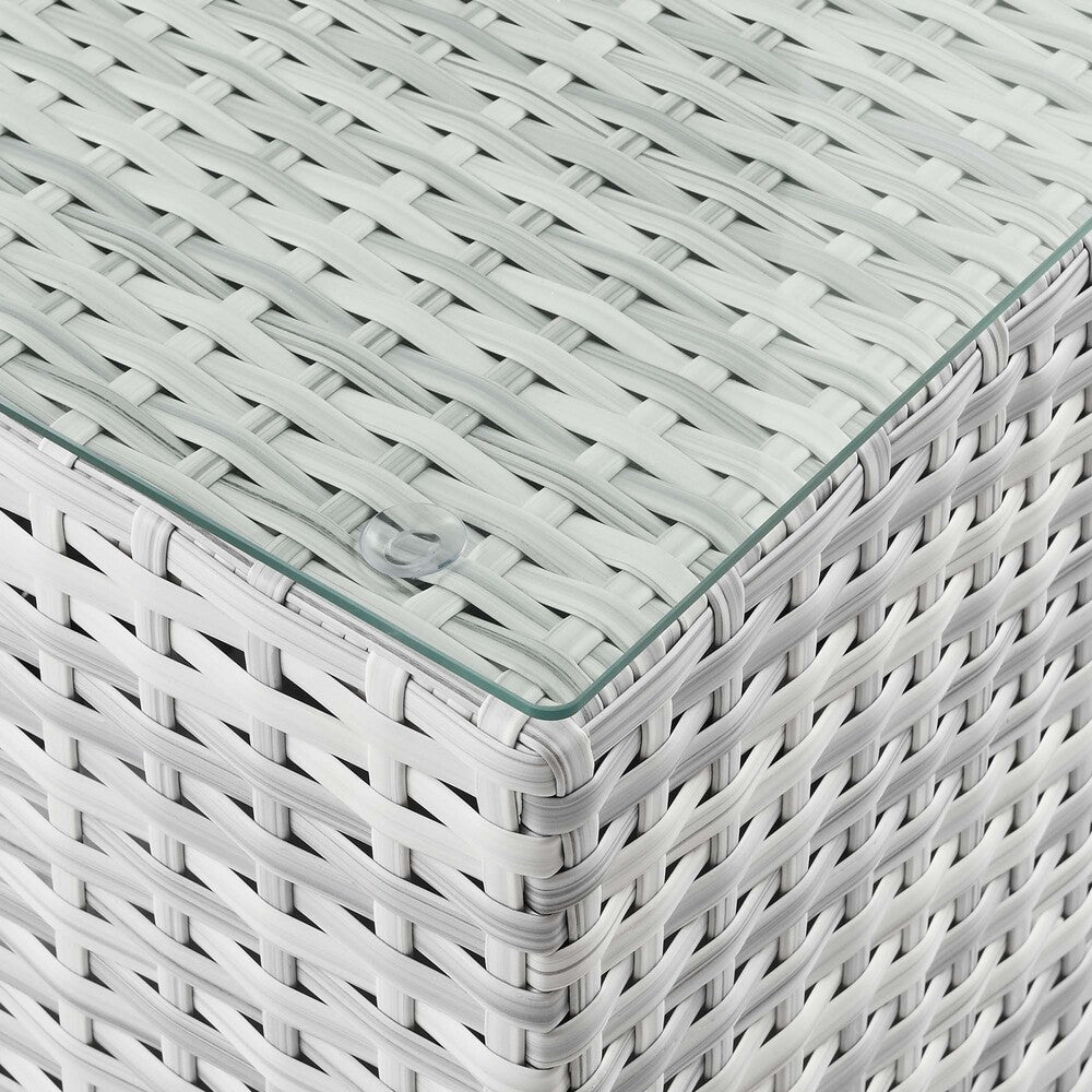 EEI-4300-LGR Convene Outdoor Patio Side Table by Modway