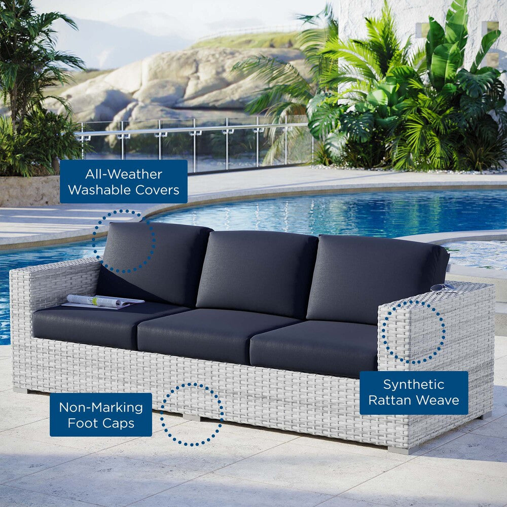 EEI-4305 Convene Outdoor Patio Sofa by Modway