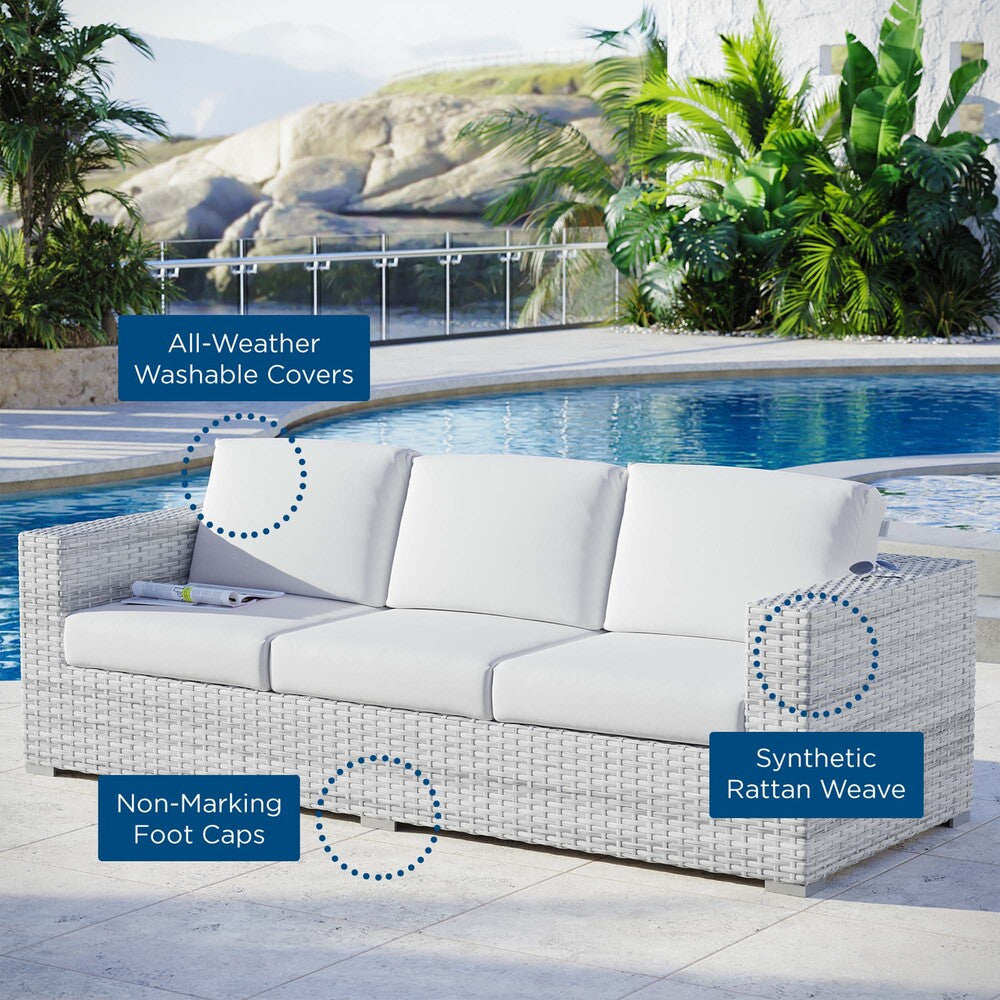 EEI-4305 Convene Outdoor Patio Sofa by Modway