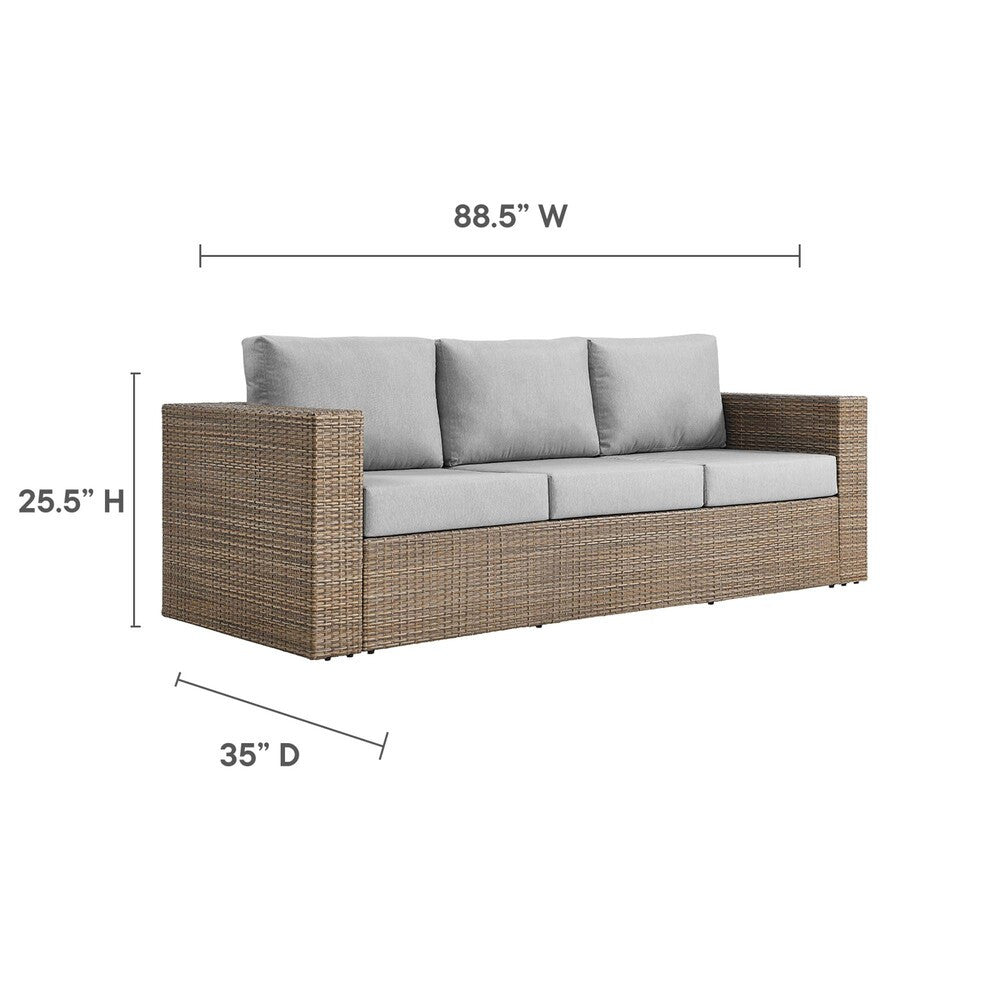 EEI-6245 Convene Outdoor Patio Sofa by Modway