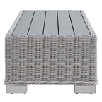 EEI-3981-LGR Conway 32" Outdoor Patio Wicker Rattan Coffee Table by Modway