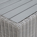 EEI-3981-LGR Conway 32" Outdoor Patio Wicker Rattan Coffee Table by Modway