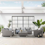 EEI-5091 Conway 4-Piece Outdoor Patio Wicker Rattan Furniture Set by Modway