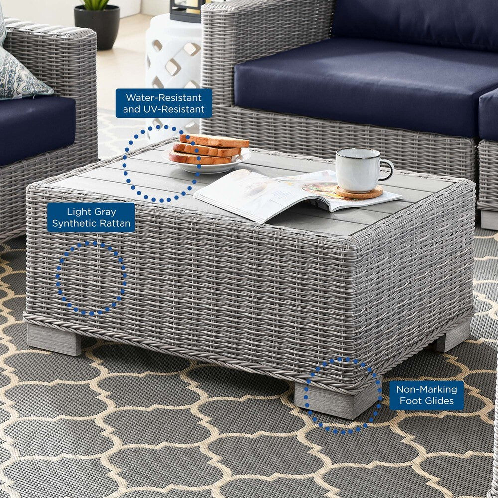 EEI-5091 Conway 4-Piece Outdoor Patio Wicker Rattan Furniture Set by Modway