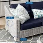 EEI-5091 Conway 4-Piece Outdoor Patio Wicker Rattan Furniture Set by Modway