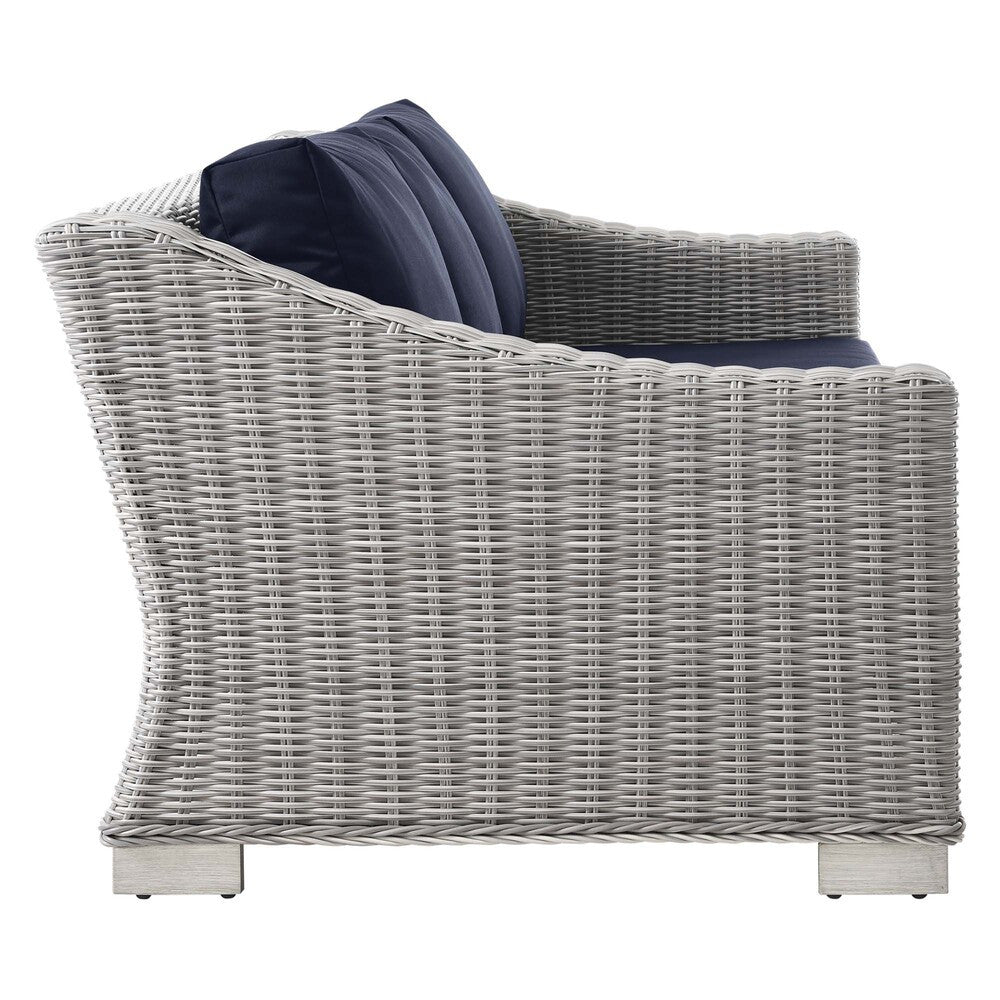 EEI-5091 Conway 4-Piece Outdoor Patio Wicker Rattan Furniture Set by Modway