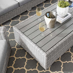 EEI-5095 Conway 4-Piece Outdoor Patio Wicker Rattan Furniture Set by Modway