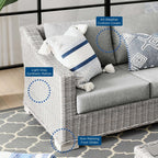 EEI-5095 Conway 4-Piece Outdoor Patio Wicker Rattan Furniture Set by Modway