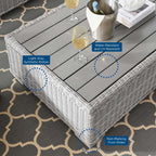 EEI-5095 Conway 4-Piece Outdoor Patio Wicker Rattan Furniture Set by Modway