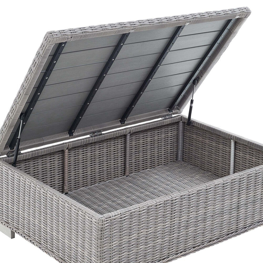 EEI-5095 Conway 4-Piece Outdoor Patio Wicker Rattan Furniture Set by Modway