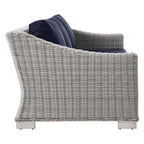 EEI-5095 Conway 4-Piece Outdoor Patio Wicker Rattan Furniture Set by Modway