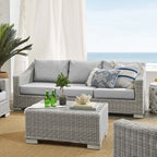 EEI-4355 Conway 4-Piece Sunbrella&reg; Outdoor Patio Wicker Rattan Furniture Set by Modway