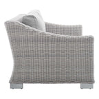 EEI-4355 Conway 4-Piece Sunbrella&reg; Outdoor Patio Wicker Rattan Furniture Set by Modway