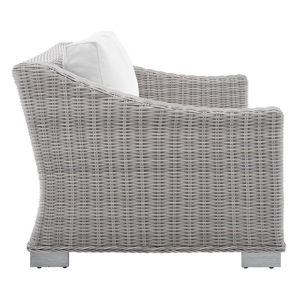 EEI-4355 Conway 4-Piece Sunbrella&reg; Outdoor Patio Wicker Rattan Furniture Set by Modway