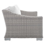 EEI-4355 Conway 4-Piece Sunbrella&reg; Outdoor Patio Wicker Rattan Furniture Set by Modway