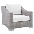 EEI-4355 Conway 4-Piece Sunbrella&reg; Outdoor Patio Wicker Rattan Furniture Set by Modway