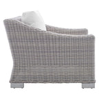 EEI-4355 Conway 4-Piece Sunbrella&reg; Outdoor Patio Wicker Rattan Furniture Set by Modway