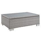 EEI-4359 Conway 4-Piece Sunbrella&reg; Outdoor Patio Wicker Rattan Furniture Set by Modway