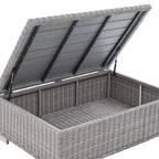 EEI-4359 Conway 4-Piece Sunbrella&reg; Outdoor Patio Wicker Rattan Furniture Set by Modway