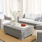EEI-4359 Conway 4-Piece Sunbrella&reg; Outdoor Patio Wicker Rattan Furniture Set by Modway