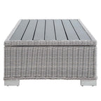 EEI-5092-GRY Conway 5-Piece Outdoor Patio Wicker Rattan Furniture Set by Modway
