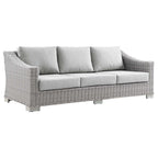 EEI-5092-GRY Conway 5-Piece Outdoor Patio Wicker Rattan Furniture Set by Modway