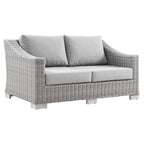 EEI-5092-GRY Conway 5-Piece Outdoor Patio Wicker Rattan Furniture Set by Modway
