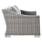 EEI-5092-GRY Conway 5-Piece Outdoor Patio Wicker Rattan Furniture Set by Modway
