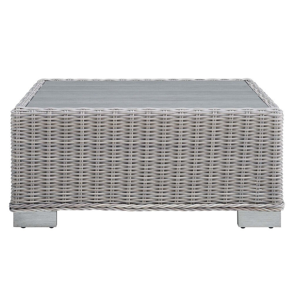 EEI-5097-GRY Conway 5-Piece Outdoor Patio Wicker Rattan Furniture Set by Modway