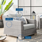 EEI-4840 Conway Outdoor Patio Wicker Rattan Armchair by Modway
