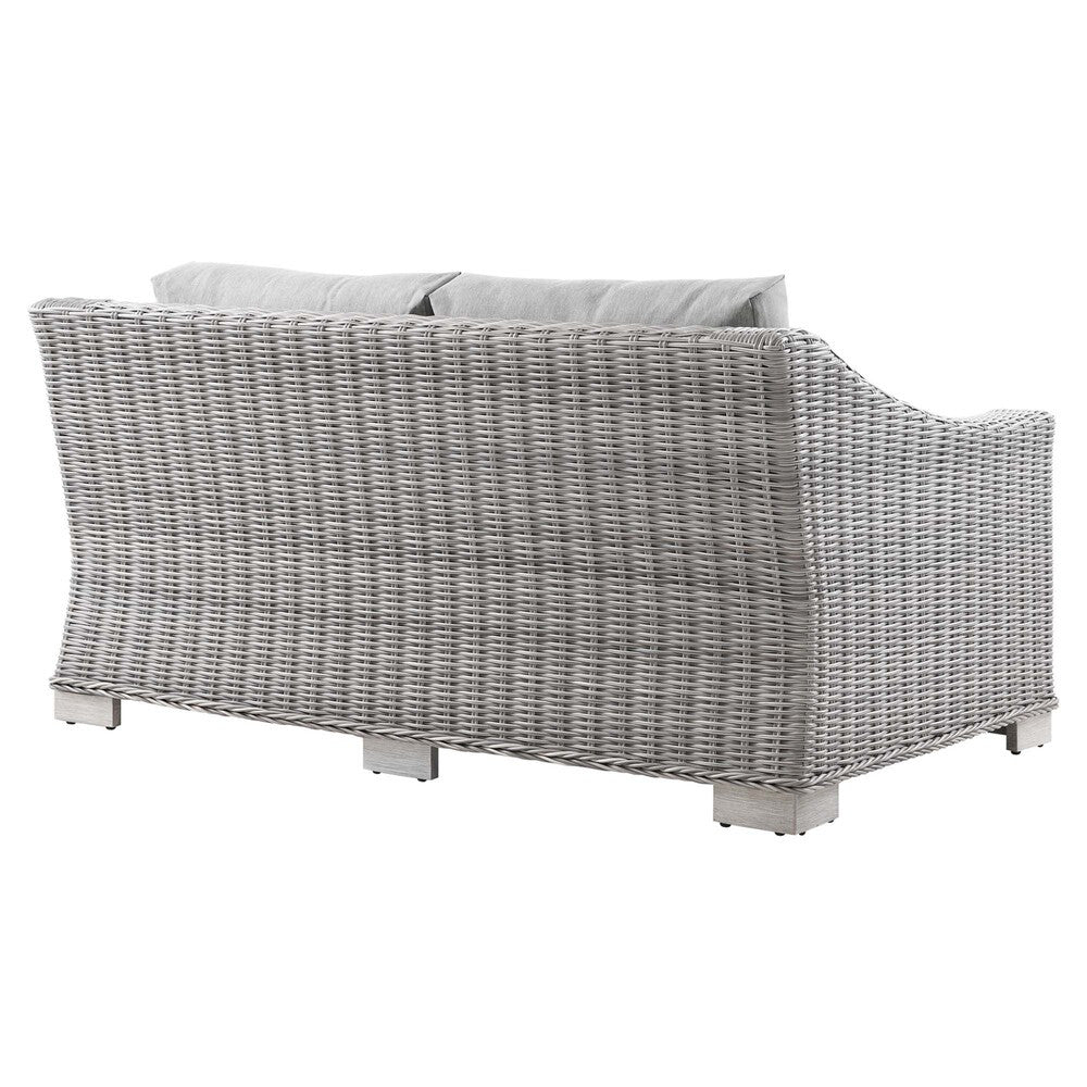 EEI-4841 Conway Outdoor Patio Wicker Rattan Loveseat by Modway