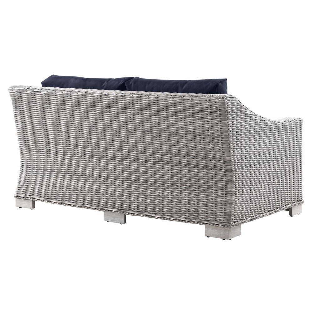 EEI-4841 Conway Outdoor Patio Wicker Rattan Loveseat by Modway