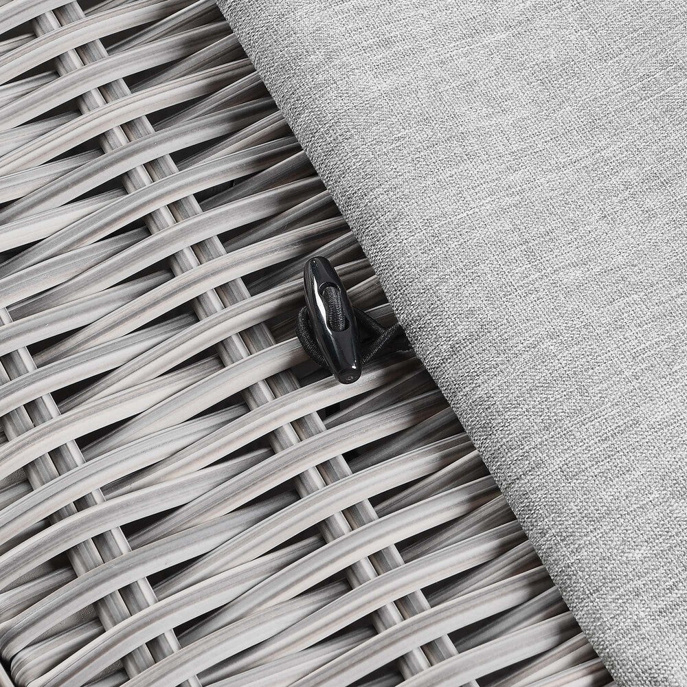 EEI-4839 Conway Outdoor Patio Wicker Rattan Ottoman by Modway