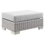 EEI-4839 Conway Outdoor Patio Wicker Rattan Ottoman by Modway