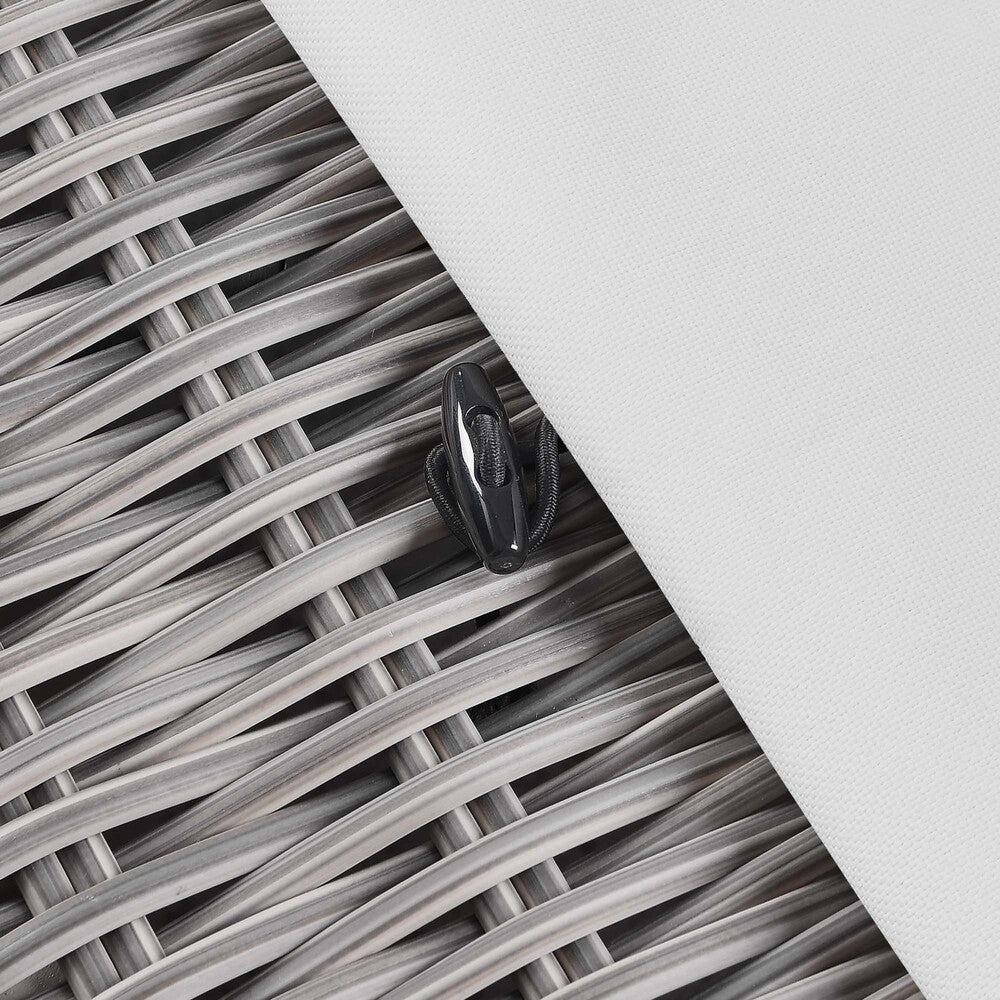 EEI-4839 Conway Outdoor Patio Wicker Rattan Ottoman by Modway