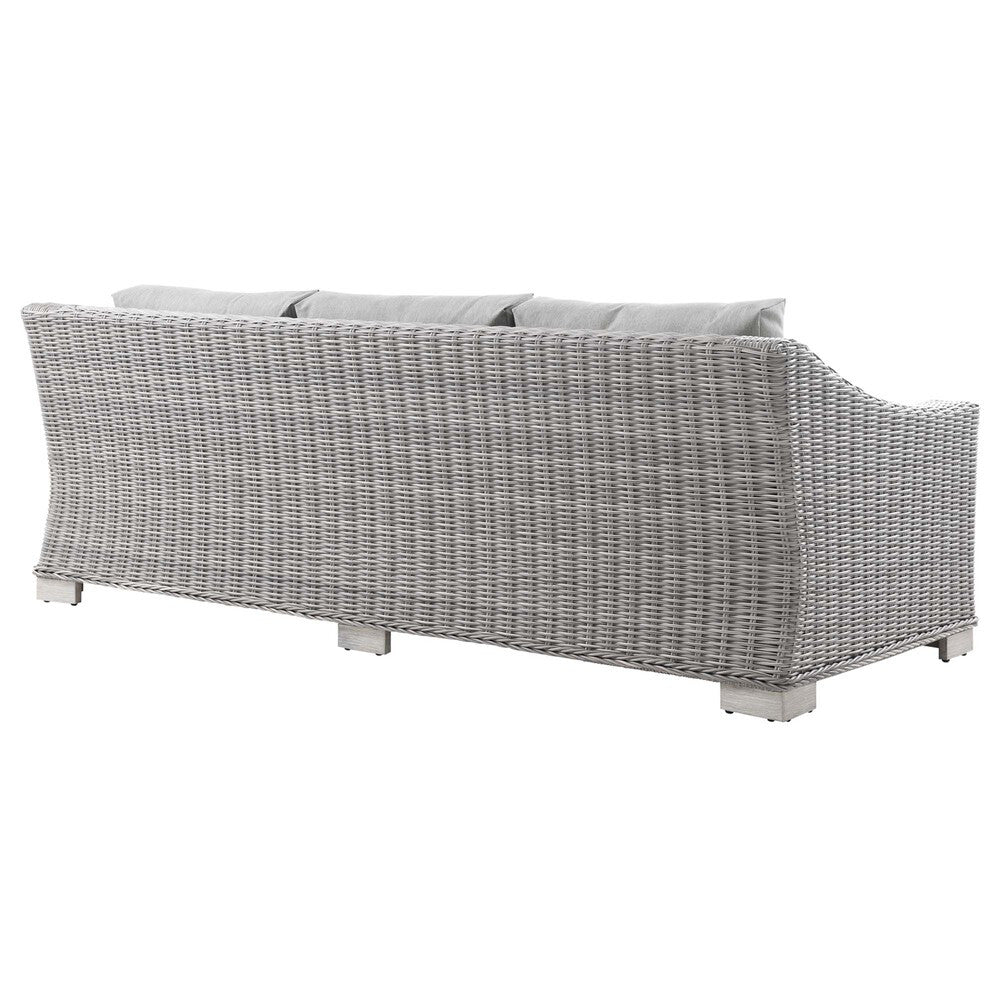 EEI-4842 Conway Outdoor Patio Wicker Rattan Sofa by Modway