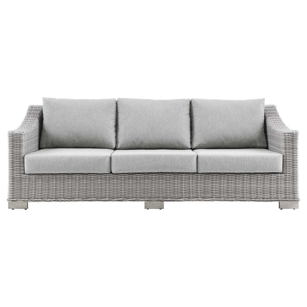 EEI-4842 Conway Outdoor Patio Wicker Rattan Sofa by Modway